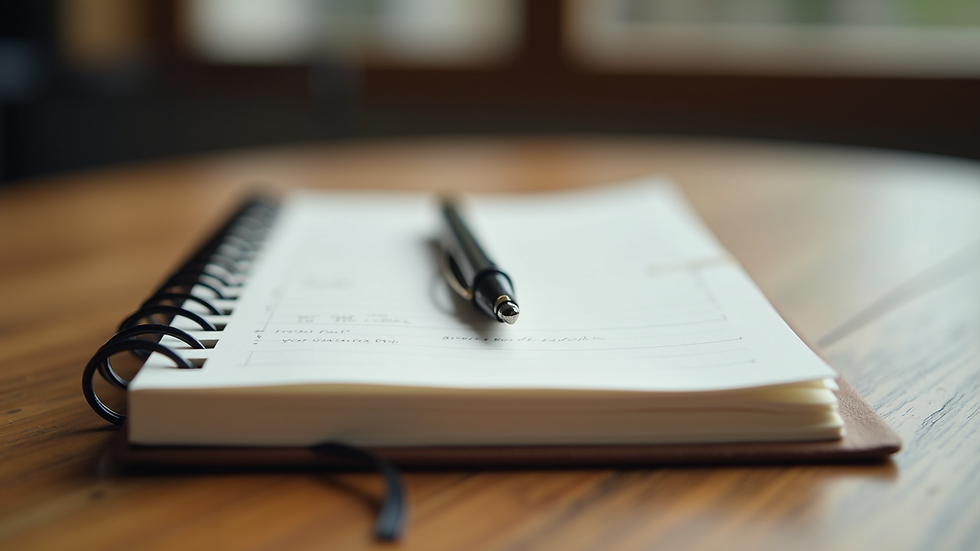 Journal used for emotional reflection during psychodynamic psychotherapy for depression