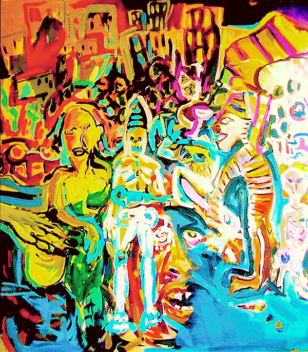 Free Spirit 
By Göknil Gümüş Sungurtekin
Oil on Canvas
Size: 100 W x 120 H x 2.5 D cm