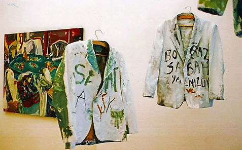 I'll Take My Jacket And I'will Go - Let the Last Comer Close The Door! Installation by Göknil Gümüş Sungurtekin