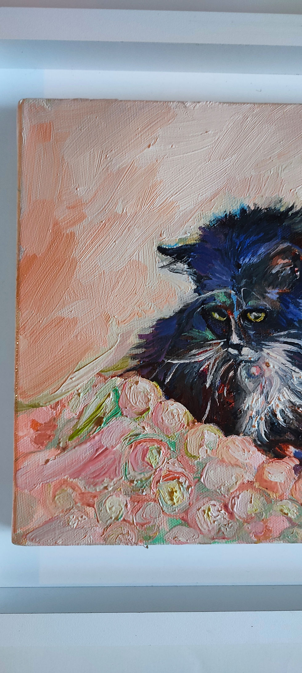 Zuzush Love Feather and Her Pink Bubble Blanket Painting Göknil Gümüş Sungurtekin  Turkey 