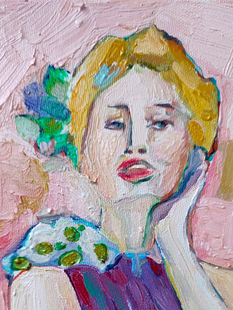 Shine With Love
By Göknil Gümüş Sungurtekin
Oil on Canvas
Size: 25 W x 25 H x 2. D cm