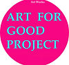 Facebook link button in 'Art for Good Project'
