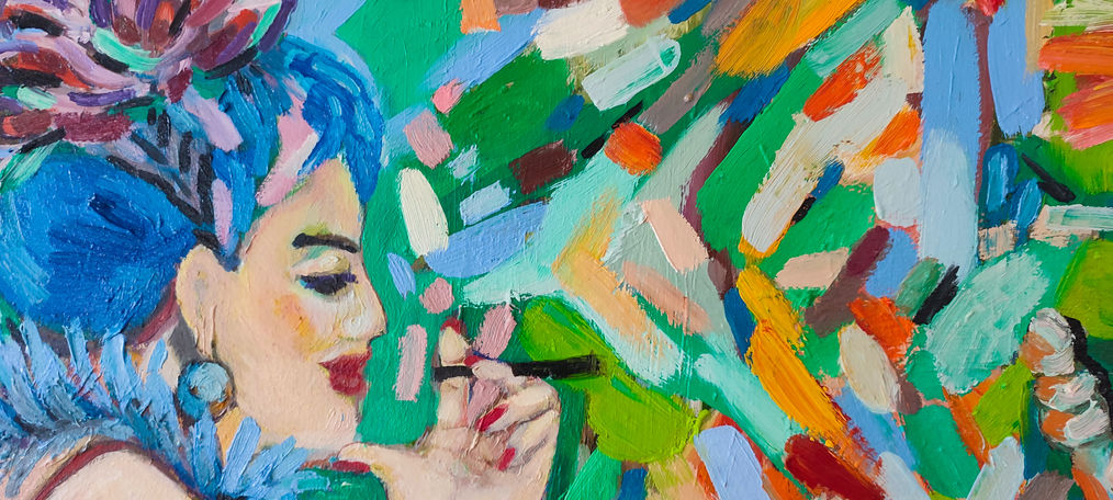 Respect For Lautrec III Göknil Gümüş Sungurtekin, Turkey, 2022 120x100cm