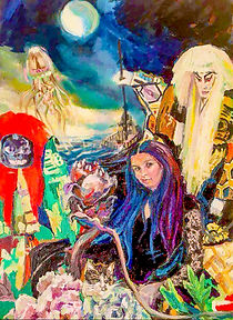 Ladin 
By Göknil Gümüş Sungurtekin

Oil on Canvas

Size: 40 W x 60 H x 2,5 D cm 