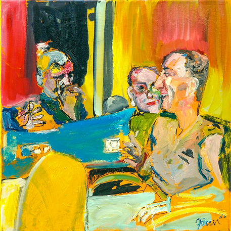 The Confabulation - Wardroom Series II
By Göknil Gümüş Sungurtekin
Oil on Canvas
Size: 50 W x 50 H x 4 D cm
