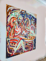 Cafe Kraft No:1
Göknil Gümüş Sungurtekin
Original Creation Date:2023
Türkiye
Painting, Oil on Paper
Size: 100 W x 120 H x 0.1 D cm
Shipped in a Box