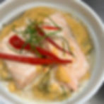 Salmon parcel (Hor Mok)