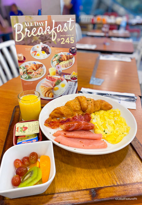 Indulge a great selection of hearty ALL DAY Breakfast here at CaféFrance.