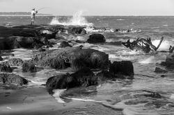 Fishing on Black Rock - 2020