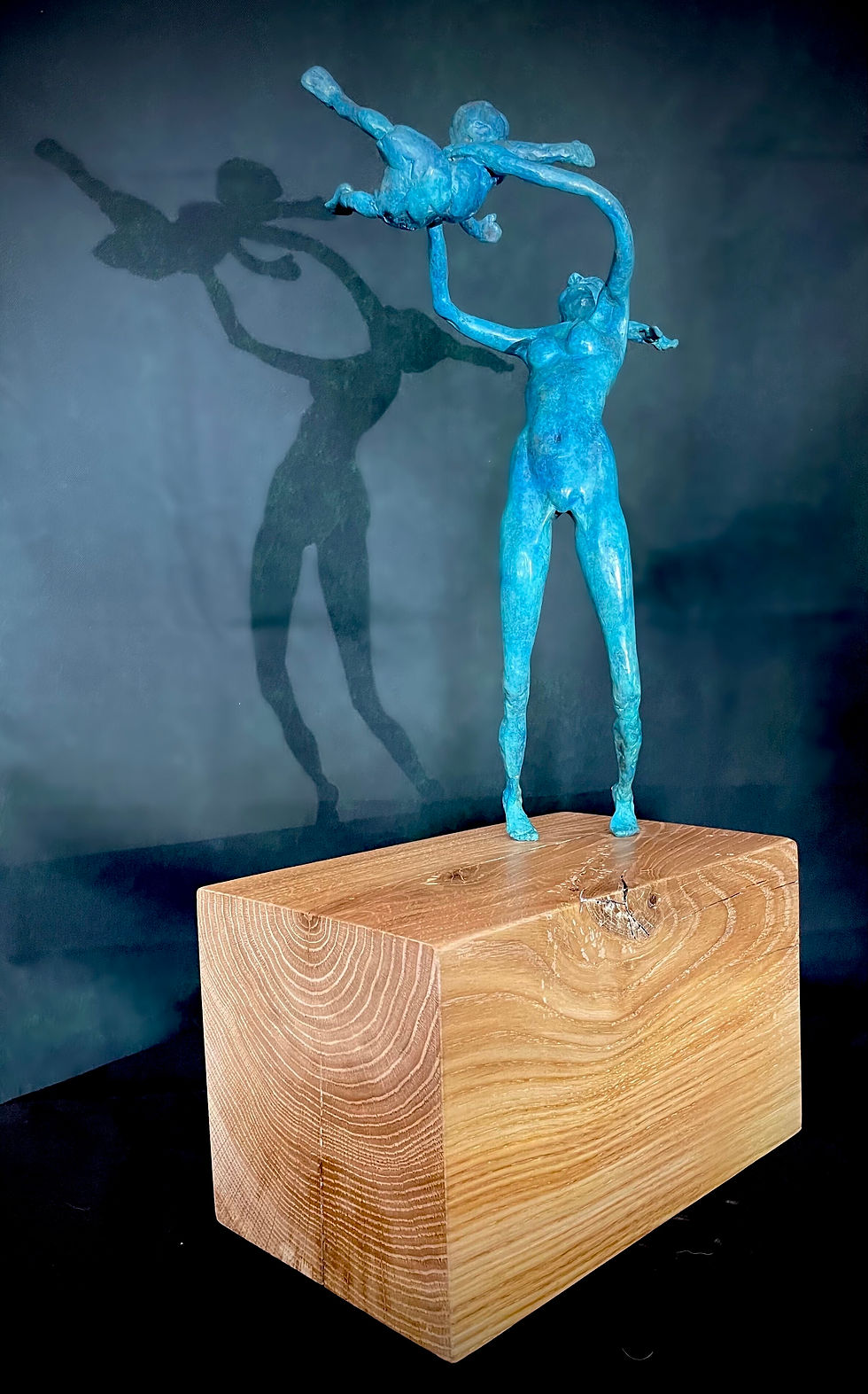 Thumbnail: ‘Joy’, Bronze on Oak