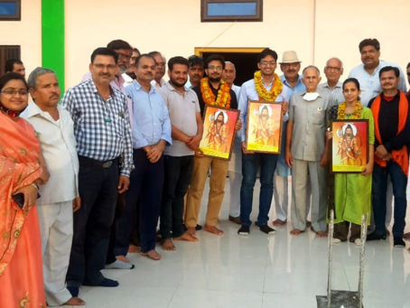 ब्राहमण समाज हिंडौन के द्वारा मंगलवार को समाज के चयनित RAS अधिकारीयो का किया स्वागत सम्मान