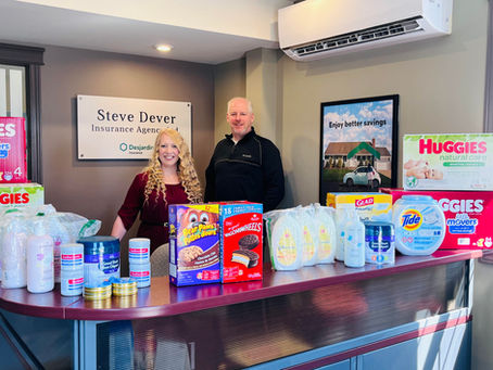 Donation from Steve Dever Insurance Agency!