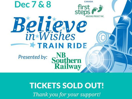 Tickets are now SOLD OUT for the Believe In Wishes Train Ride 🚂