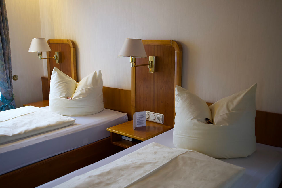 Doppelzimmer mit getrennten Betten