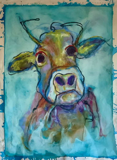 Blue Cow   3 Encaustic Monotype 35x 45_.jpeg