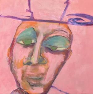 The Hat  Oil on Canvvas 20 x 20_.jpeg