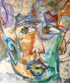  Kiss  Encaustic Monotype  20 x 20_.jpeg