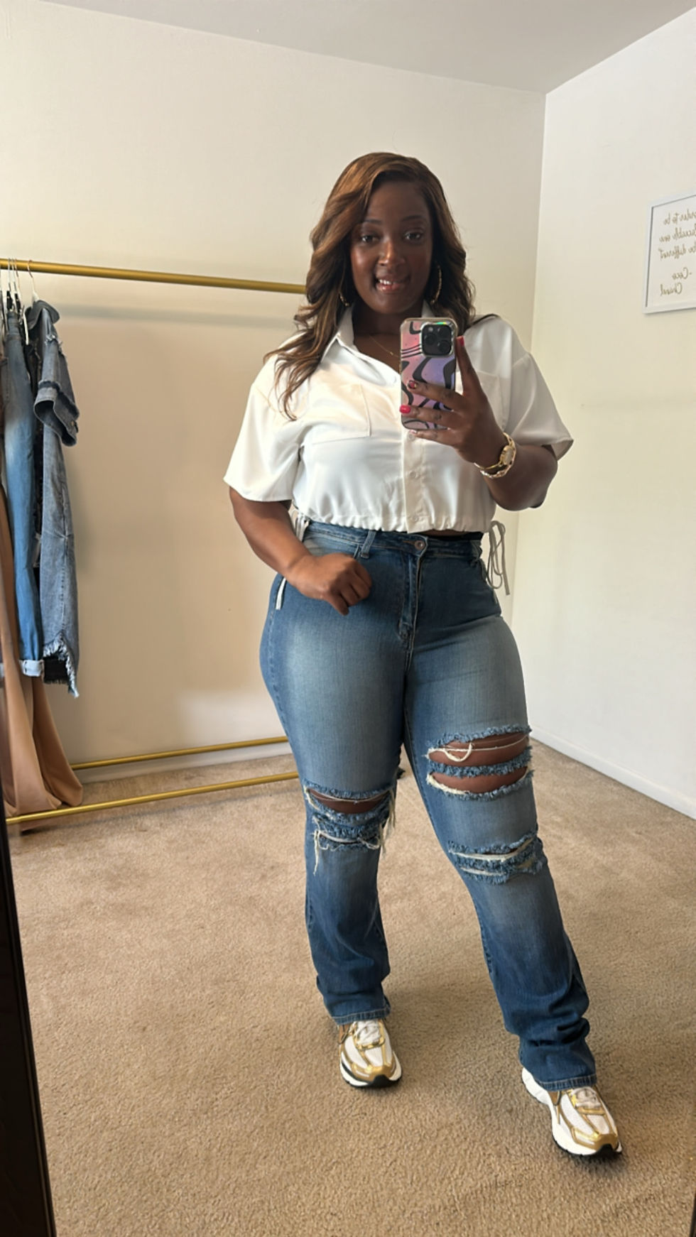 Thumbnail: Cut out jeans 