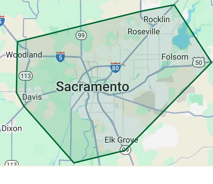 Sacramento Landscape Company Service Are