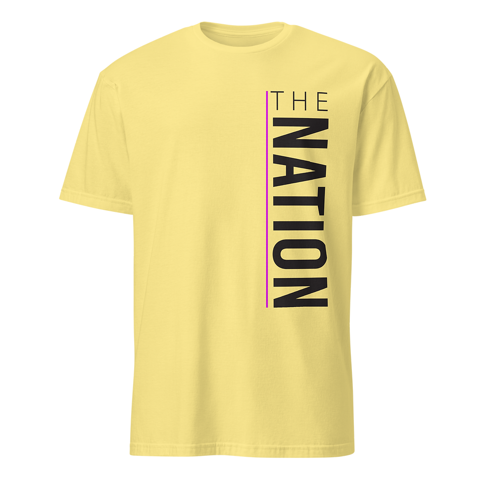 Thumbnail: Nation Vertical Black Text Tee