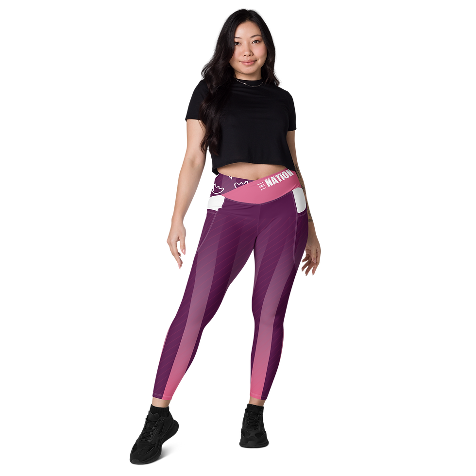 Thumbnail: Purple Stripe Leggings