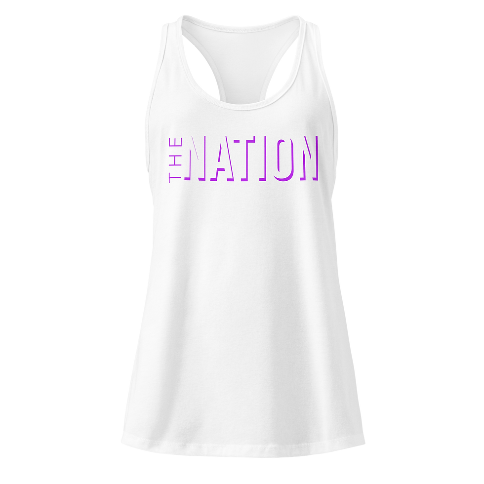 Thumbnail: Nation Text Racerback Tank