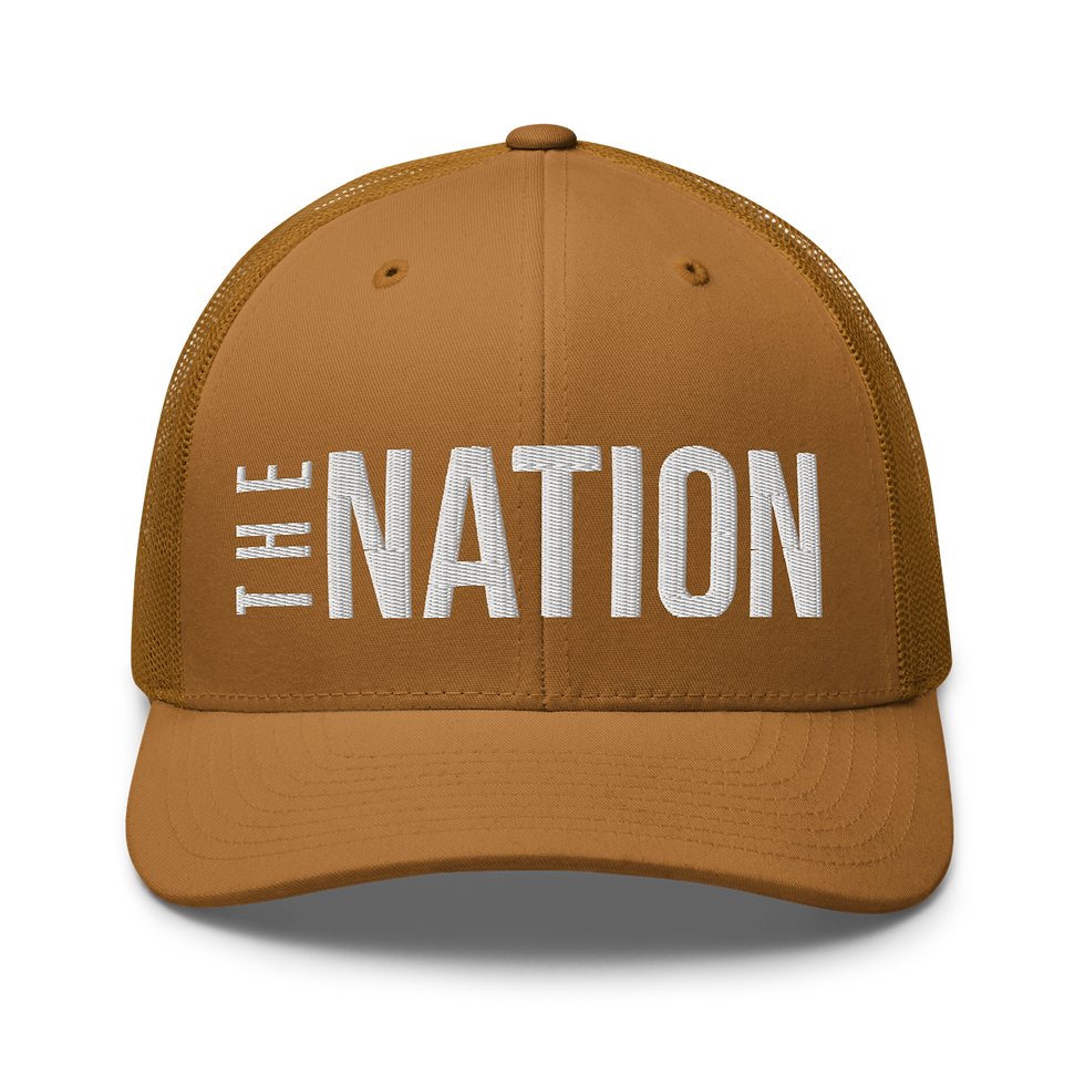 Thumbnail: The Nation Text Trucker Hat
