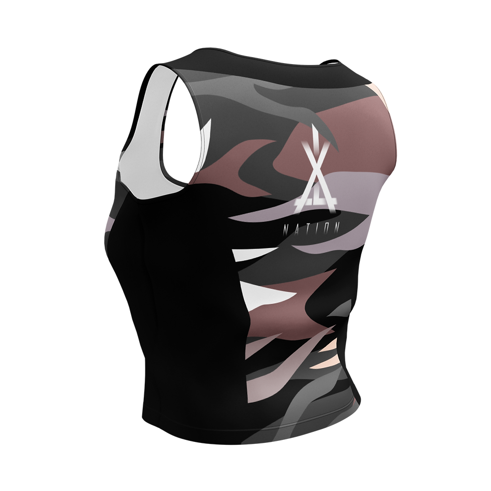 Thumbnail: Purple Camo Crop Tank