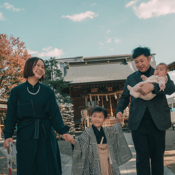 松戸のフォトスタジオ、七五三