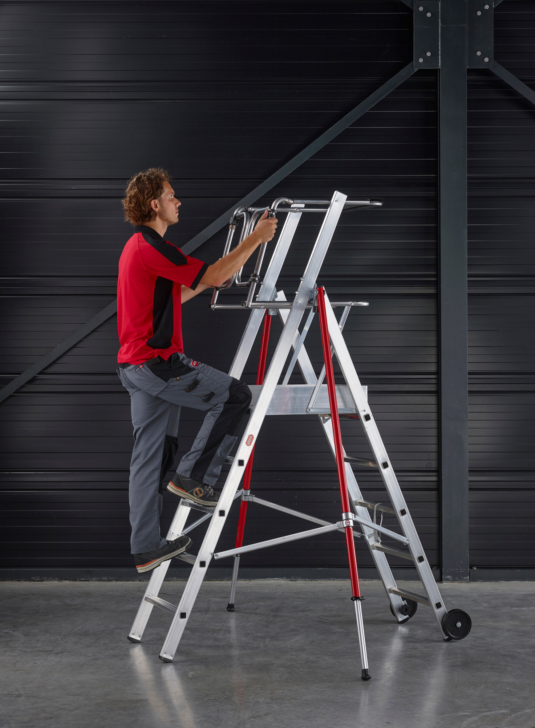 Altrex Rolguard Mobile Platform Ladder