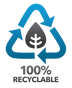 100% recyclable
