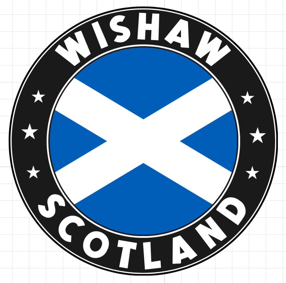 Wishaw SCOTLAND - Sticker or Magnet #2989