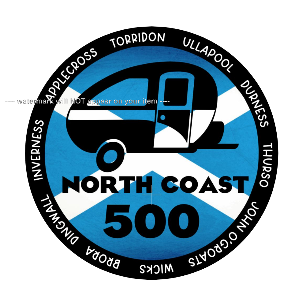 North Coast 500 Scotland Sticker or Magnet #2025
