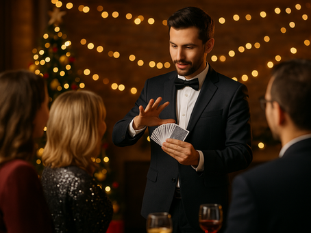 Animation de Noël, un magicien pour votre soirée.