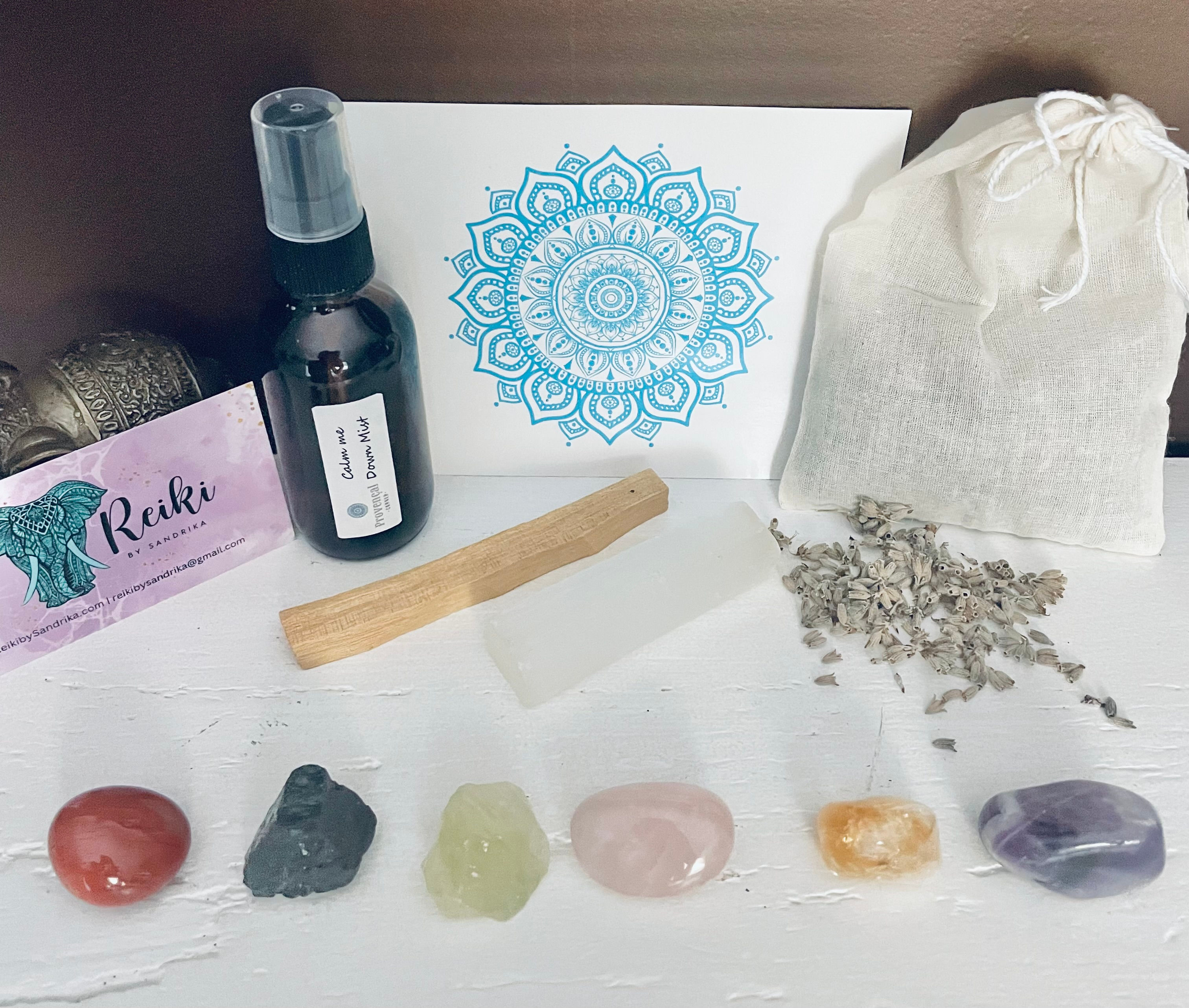 Health and Wellness Crystals Gift Box