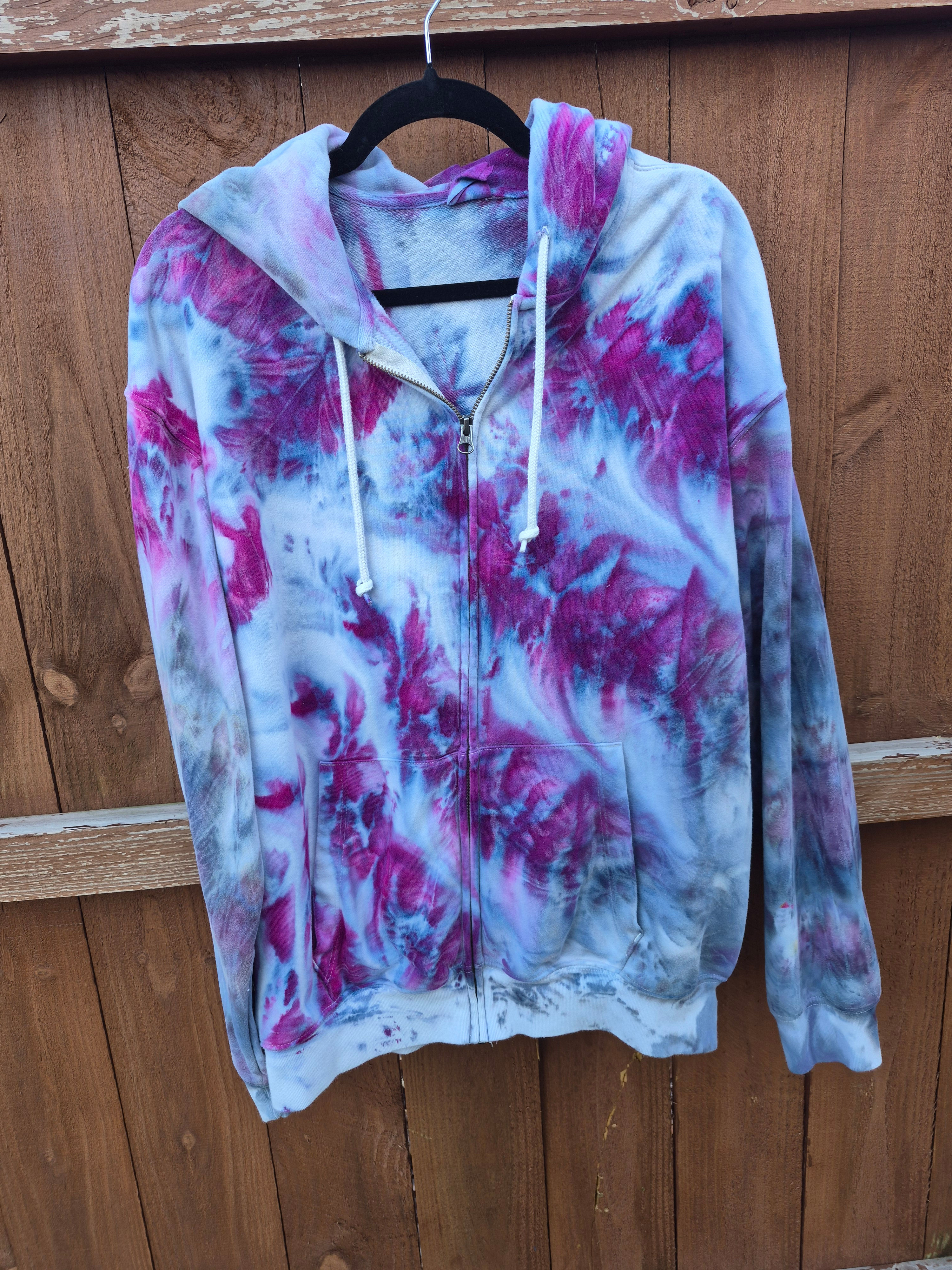 Oversized Men's Large zip hoodie