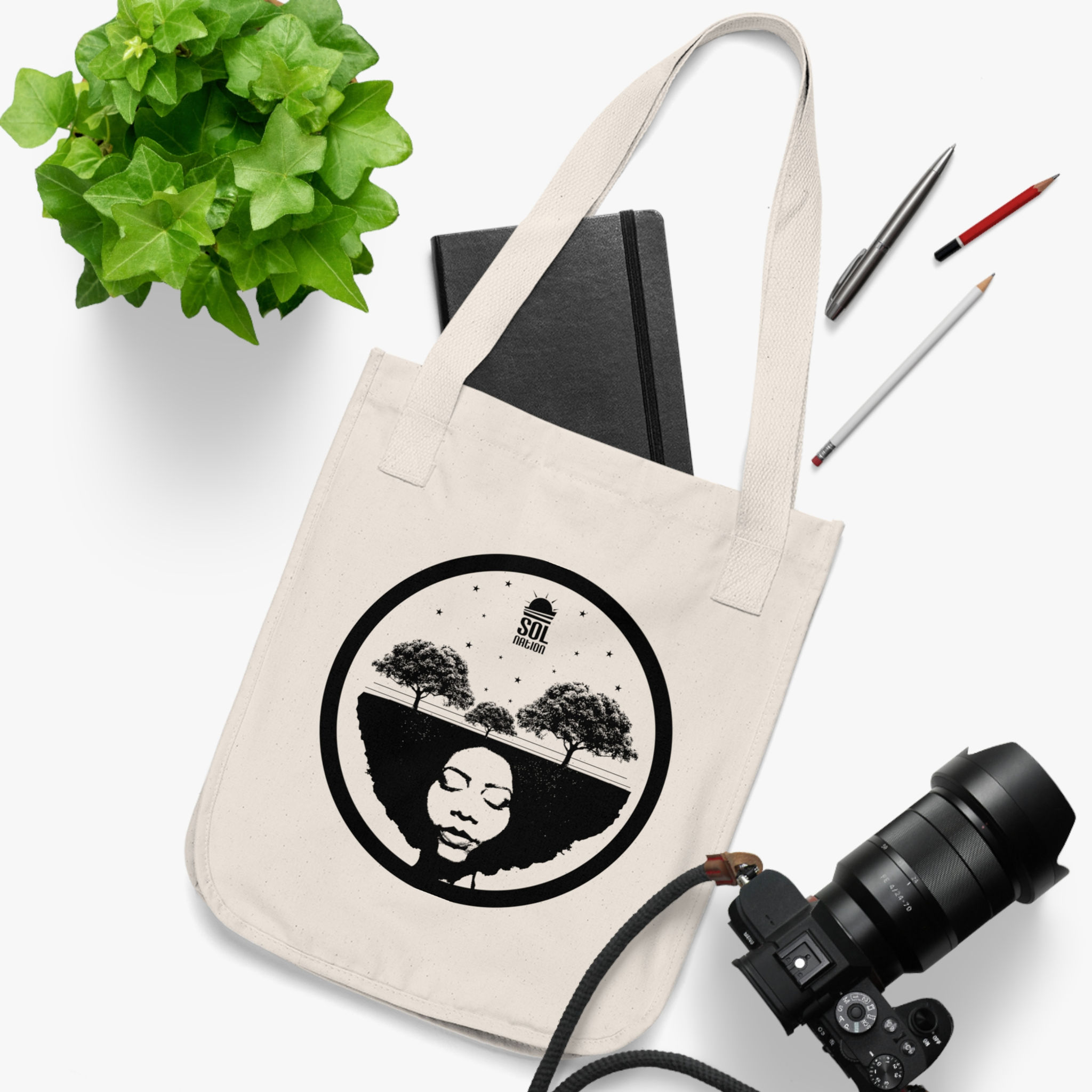 Environmental Justice Is... Organic Canvas Tote Bag