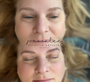 nano brow Springfield ma aesthetik artistry studio natural looking brows