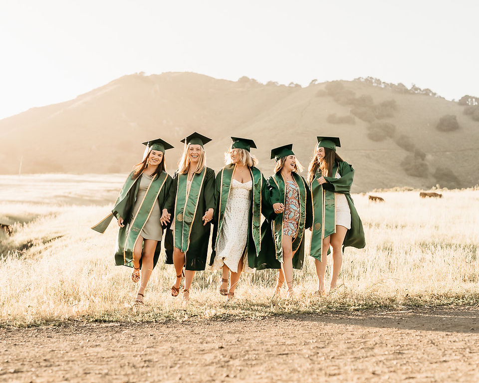 College Senior Photos cap and gown