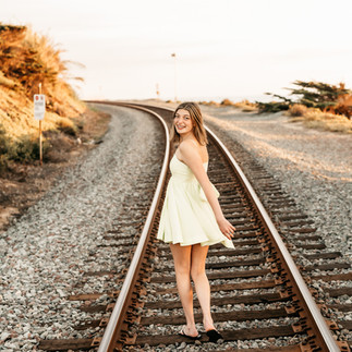 High School Senior Photos at the beach