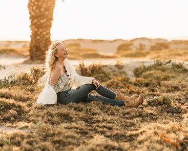 San Diego Senior Session at the beach