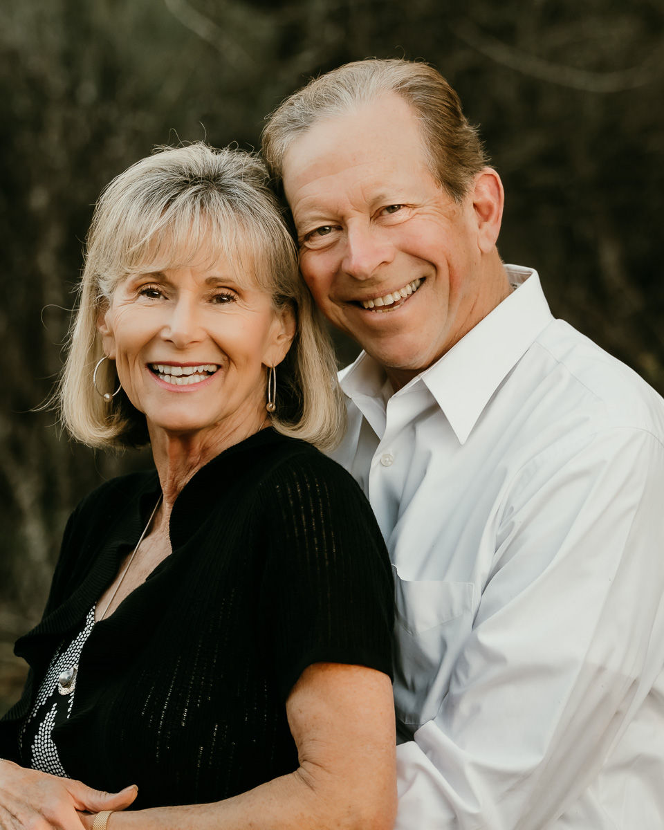 Couples photo session at the park in San Diego