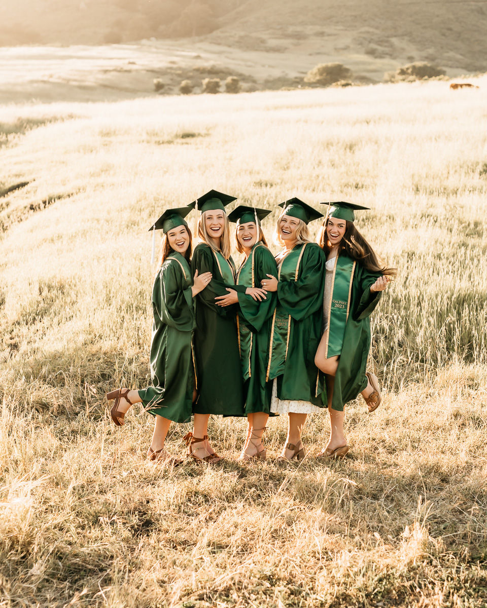College Senior Photos cap and gown