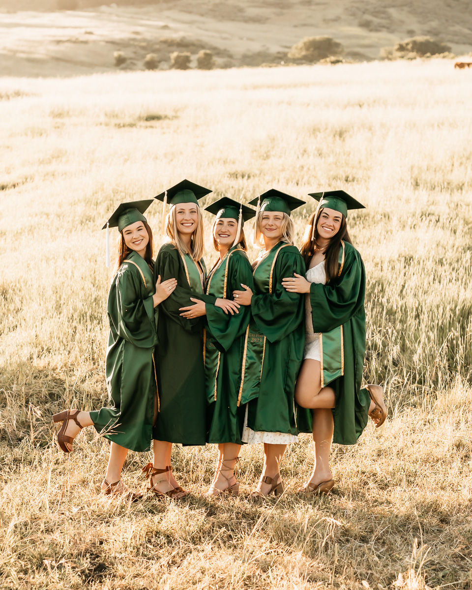 College Senior Photos cap and gown