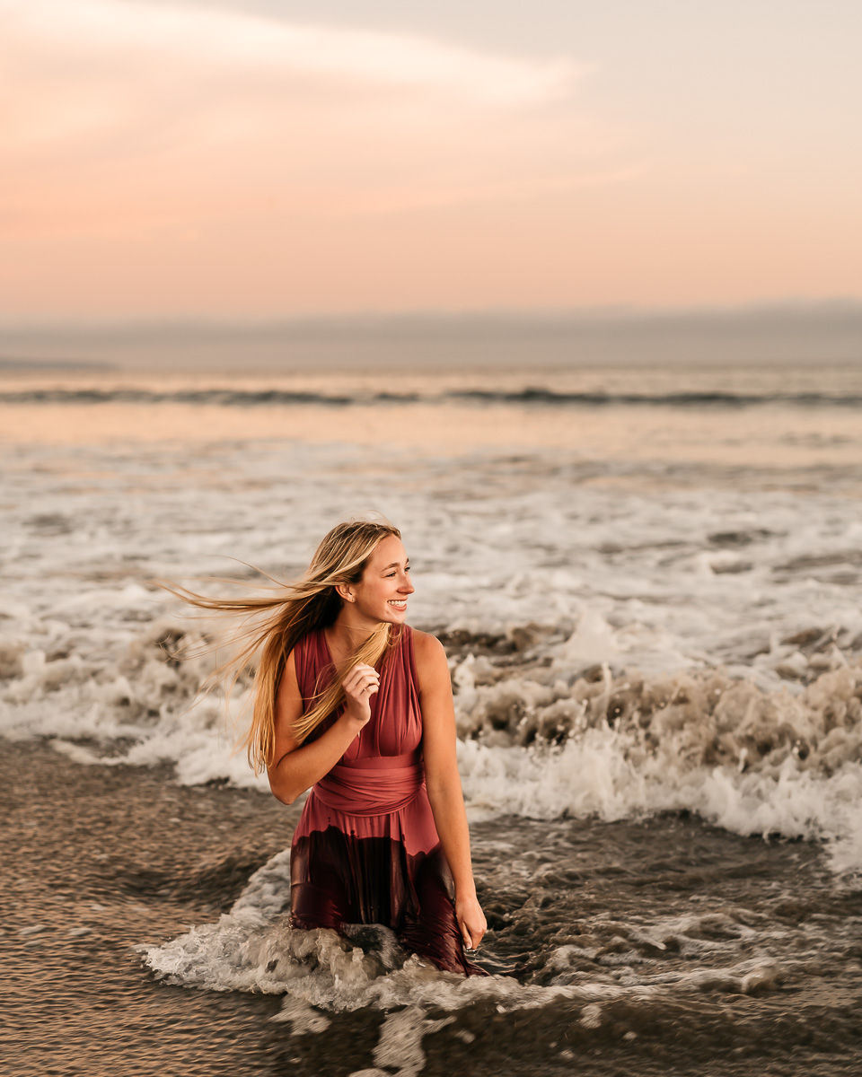 Senior Shoot in San Diego at the beach