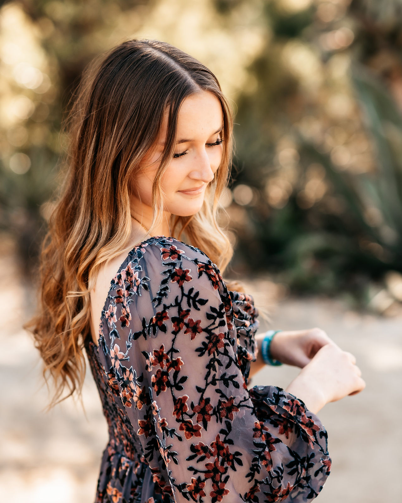 Family photos of a young lady