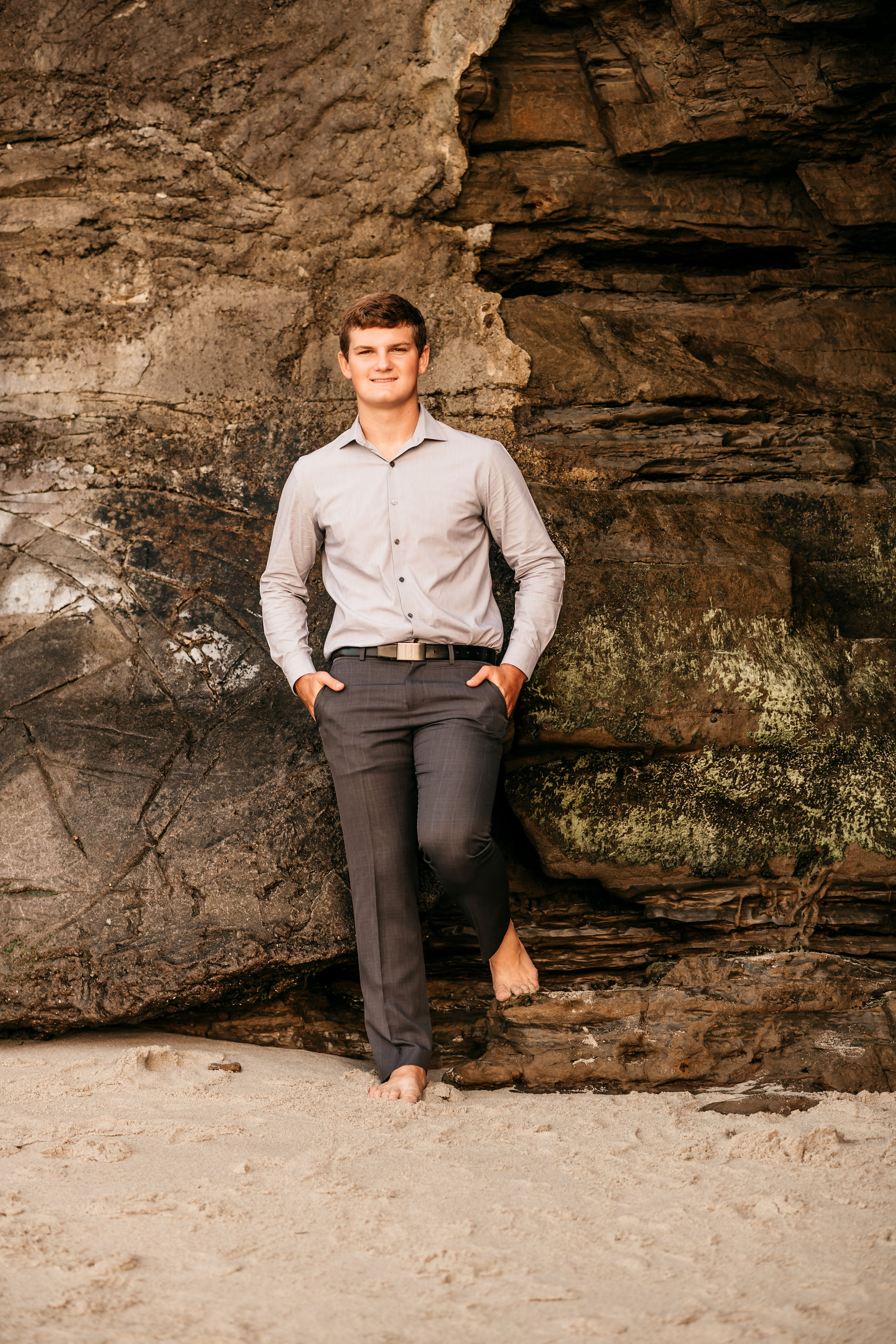 senior photos at Windansea