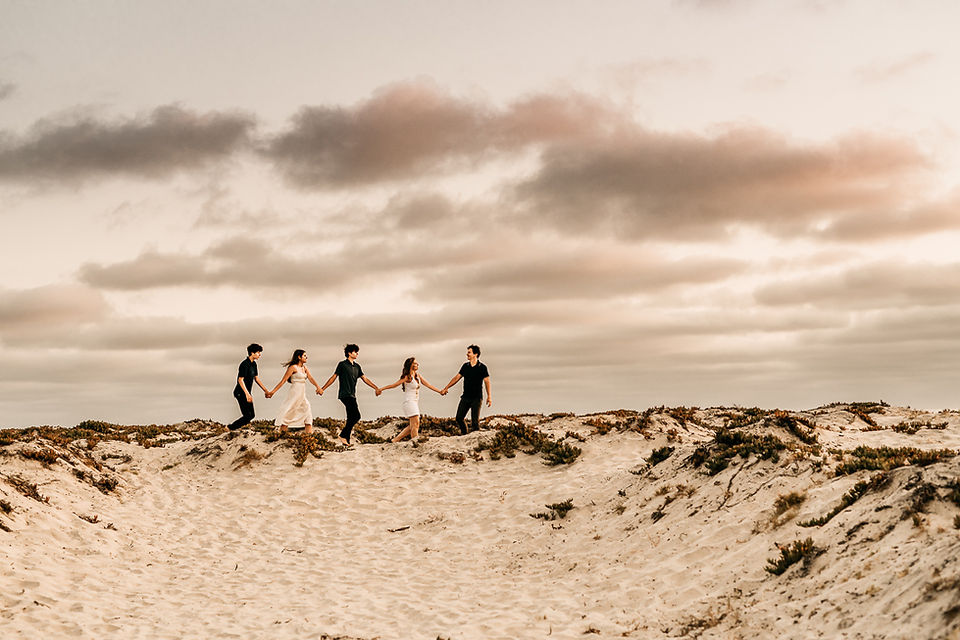 Family Photos at the beach in San Diego, CA
