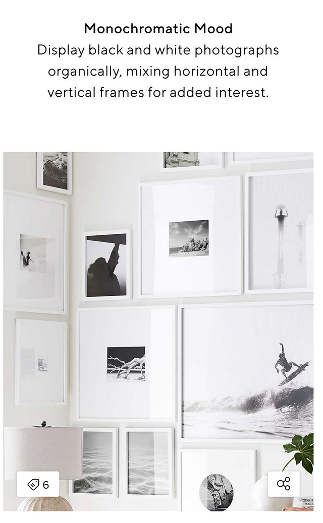 photo wall gallery display