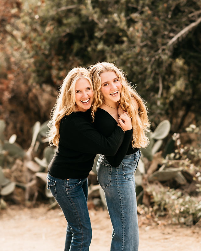 Mom Daughter Senior Shoot Balboa Park